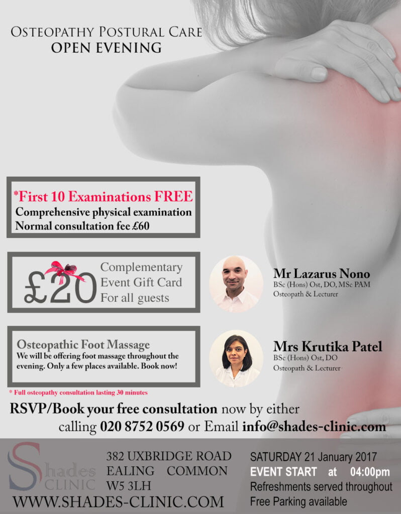 Osteopath Open Evening